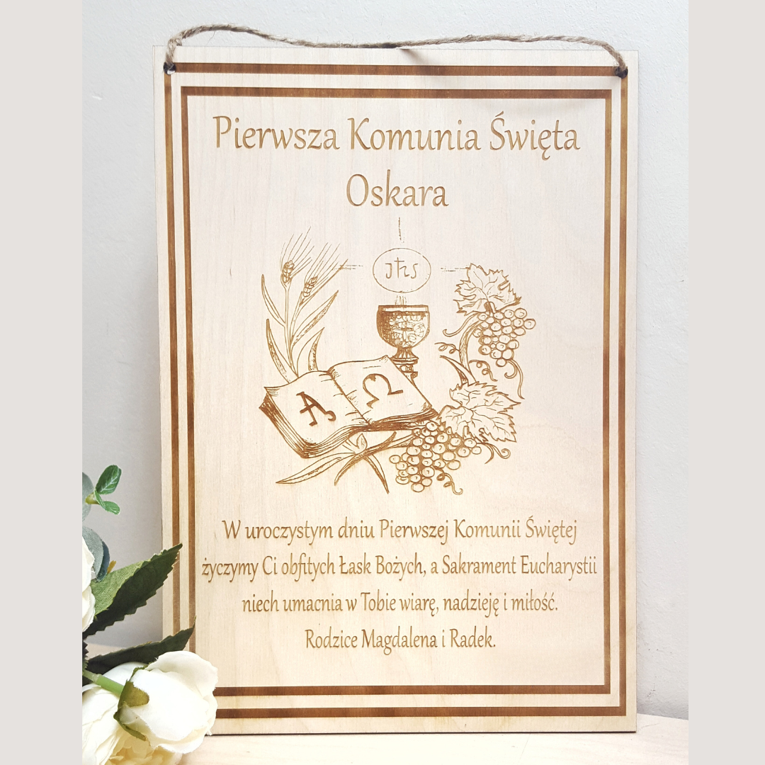 PAMIĄTKA PIERWSZEJ KOMUNII ŚWIĘTEJ - obrazek 2