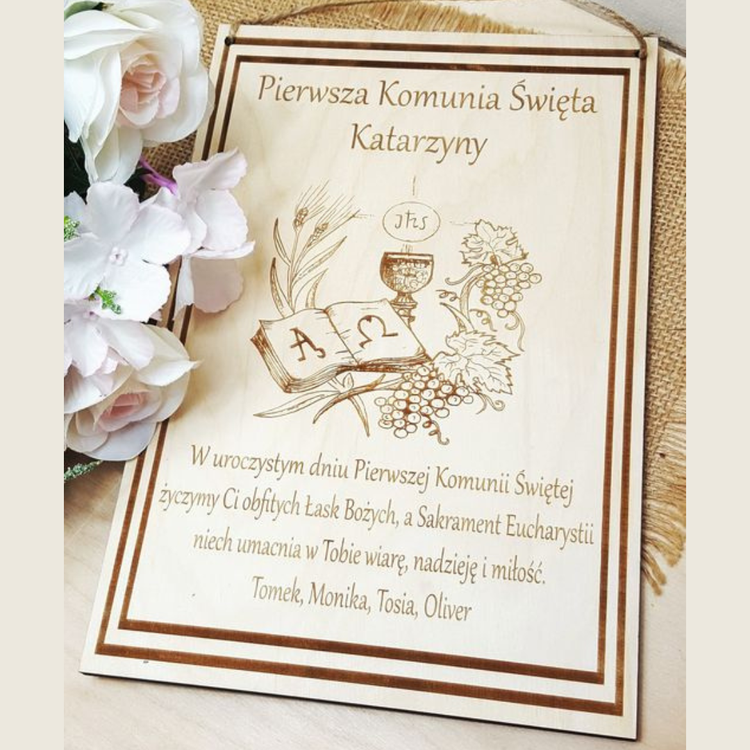 PAMIĄTKA PIERWSZEJ KOMUNII ŚWIĘTEJ - obrazek 3