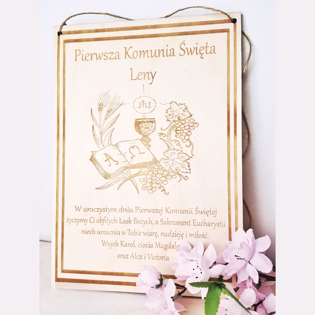 PAMIĄTKA PIERWSZEJ KOMUNII ŚWIĘTEJ