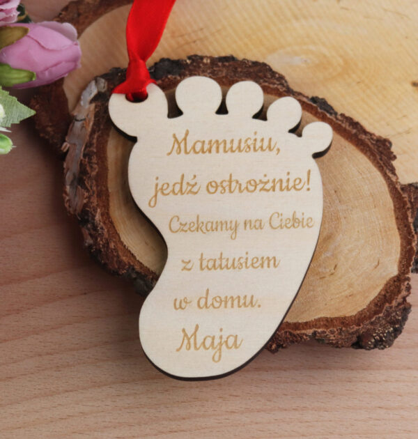 ZAWIESZKA STOPKA - Mamusiu, jedź ostrożnie. Czekamy na Ciebie z tatusiem w domu.