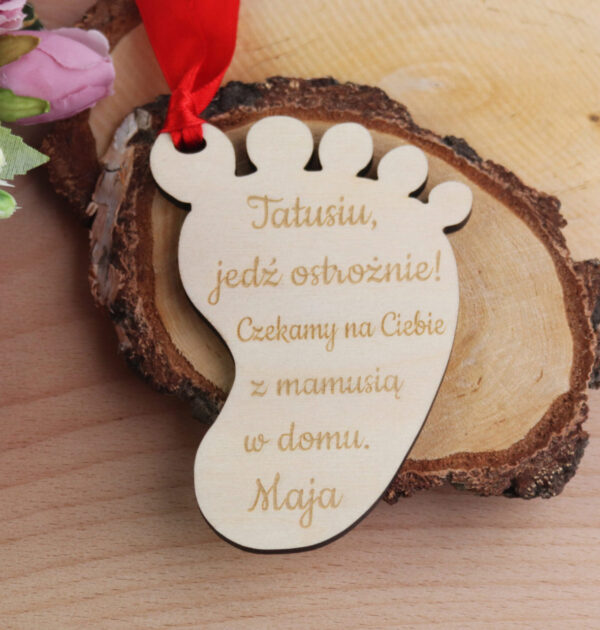 ZAWIESZKA STOPKA - Tatusiu, jedź ostrożnie. Czekamy na Ciebie z mamusią w domu.