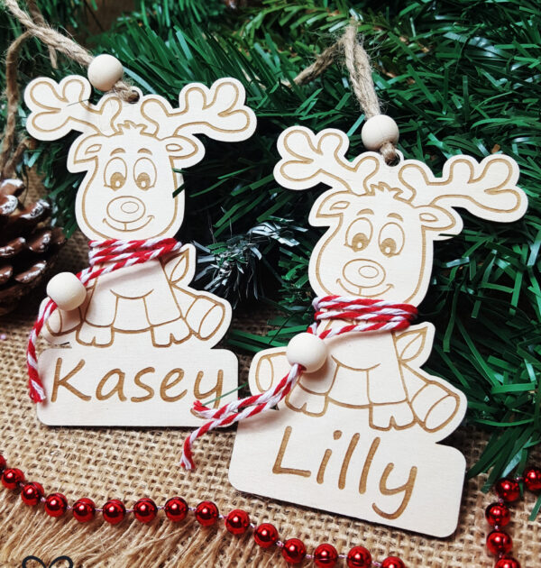 ZAWIESZKA RENIFER Z IMIENIEM - 1 SZT