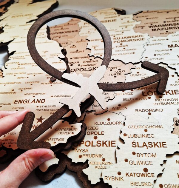 Pentelka z samolotem - dodatek do map