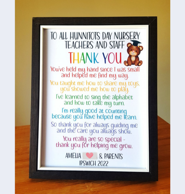 RAMKA DLA NAUCZYCIELA - THANK YOU... Z MISIEM