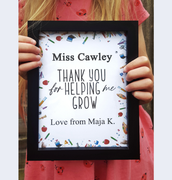 RAMKA DLA NAUCZYCIELA - THANK YOU FOR HELPING ME GROW