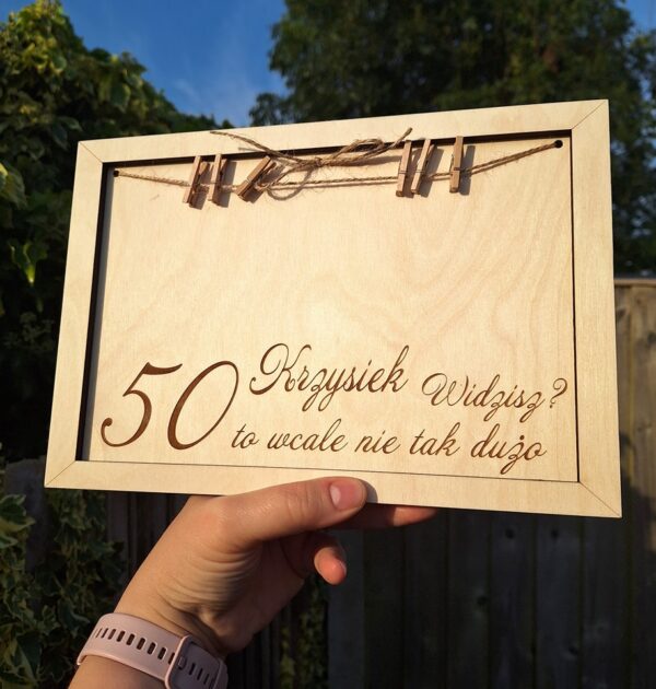 RAMKA URODZINOWA NA PIENIĄDZE - WIDZISZ? ... TO WCALE NIE TAK DUŻO