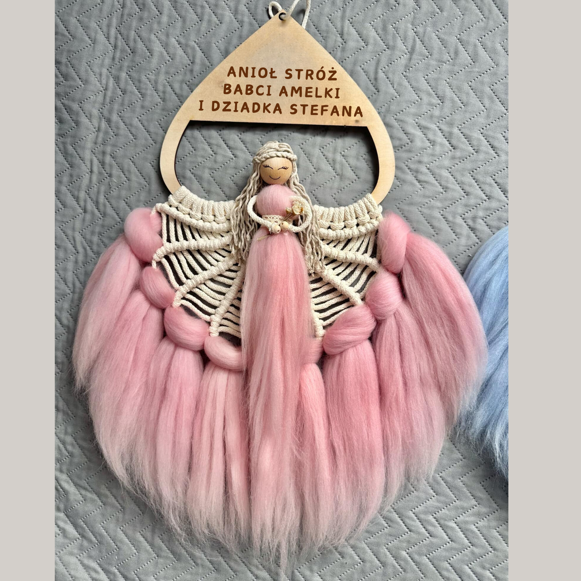 ANIOŁ - DOWOLNY GRAWER - Dzień Babci i Dziadka - PRODUKT Z WYSYŁKĄ TYLKO NA TERENIE POLSKI - obrazek 2