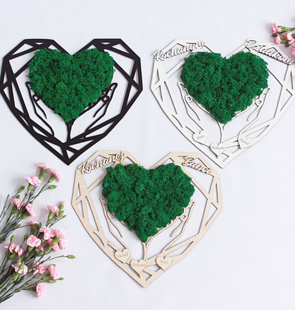 SERCE Z ŻYWYM CHROBOTKIEM - DLA BABCI I DZIADKA - PERSONALIZACJA - WYBÓR KOLORU - PRODUKT Z WYSYŁKĄ TYLKO NA TERENIE POLSKI