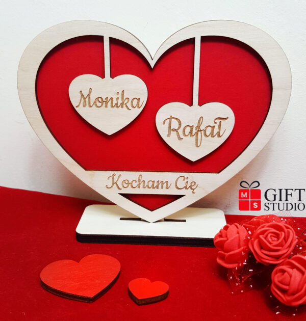 💖 Walentynkowe Serduszko 💖 Personalizowane serduszko z Waszymi imionami i dowolnym tekstem – idealne na Walentynki! 💘