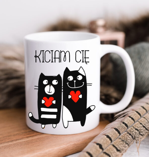 KUBEK - KICIAM CIĘ – UROCZY PREZENT Z KOTKAMI I MIŁOŚCIĄ